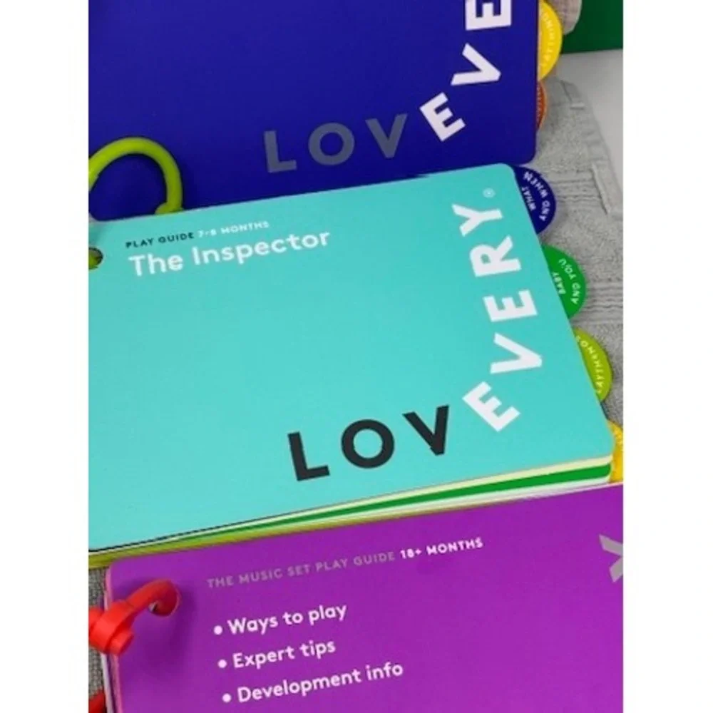 Lovevery Play Guide Lot 6 Booklets The Looker Senser Inspector Thinker 0-18m+